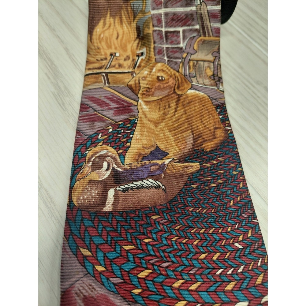 VTG Wembley Hunter Theme Dog Duck Decoy Tie